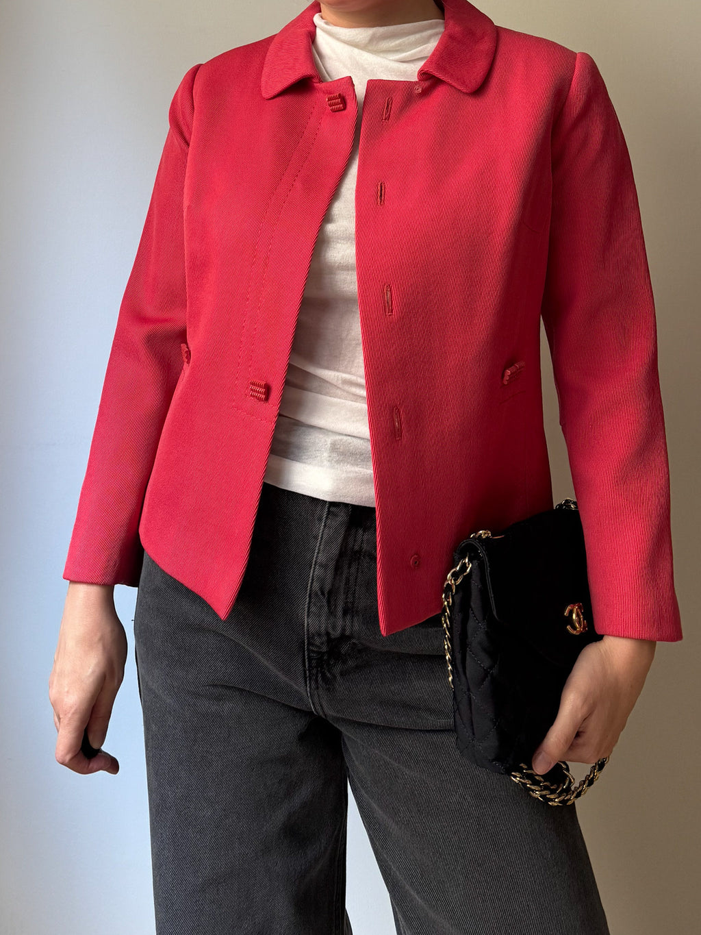 Pure wool strawberry jacket