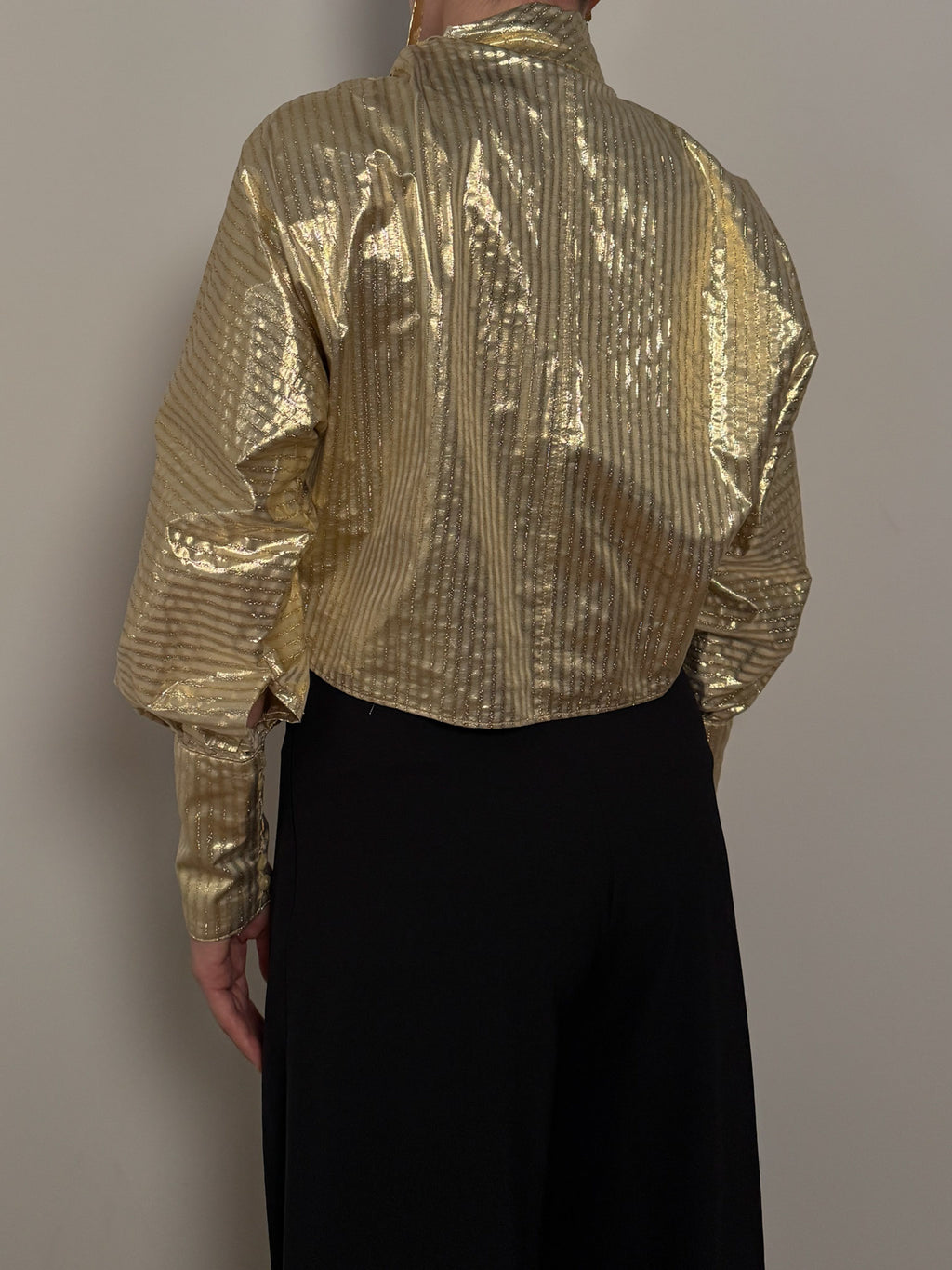 Benetton gold blouse