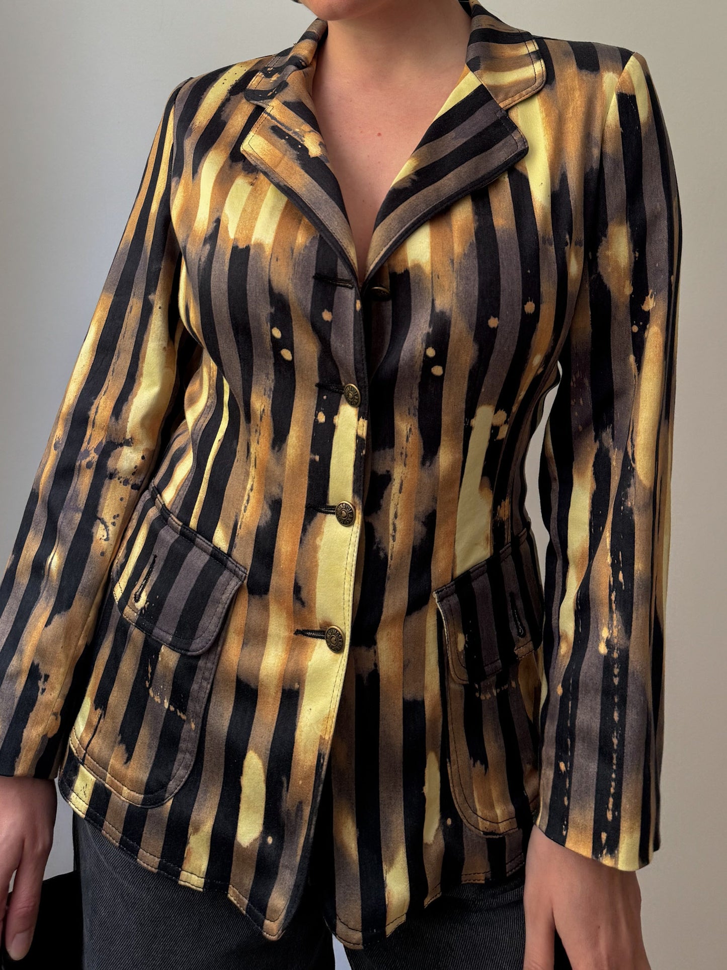 Moschino printed blazer