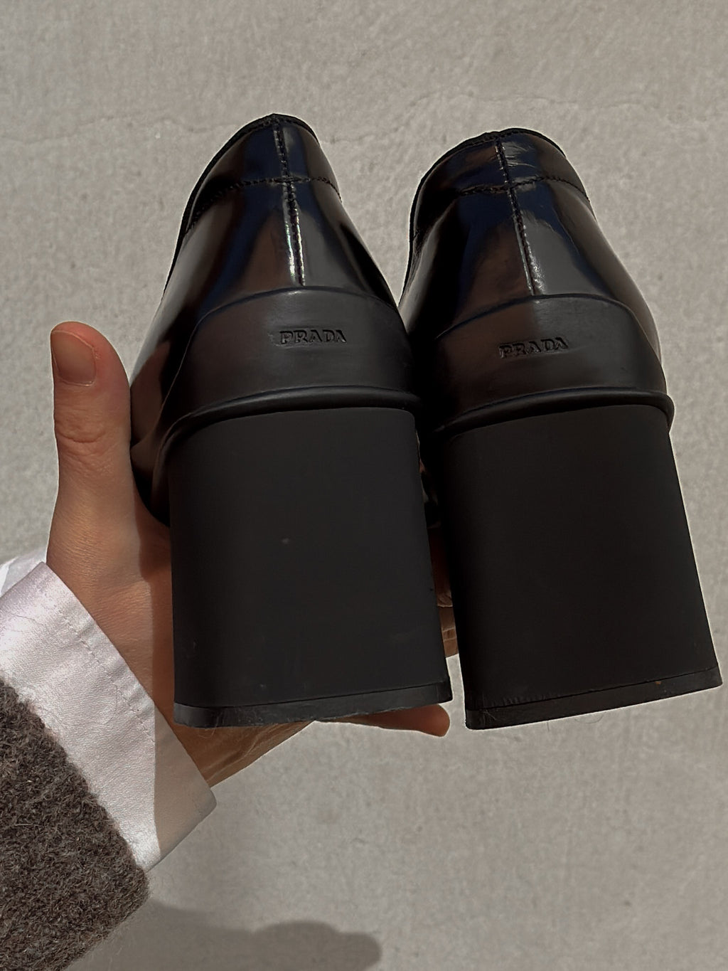 Prada genuin leather shoes