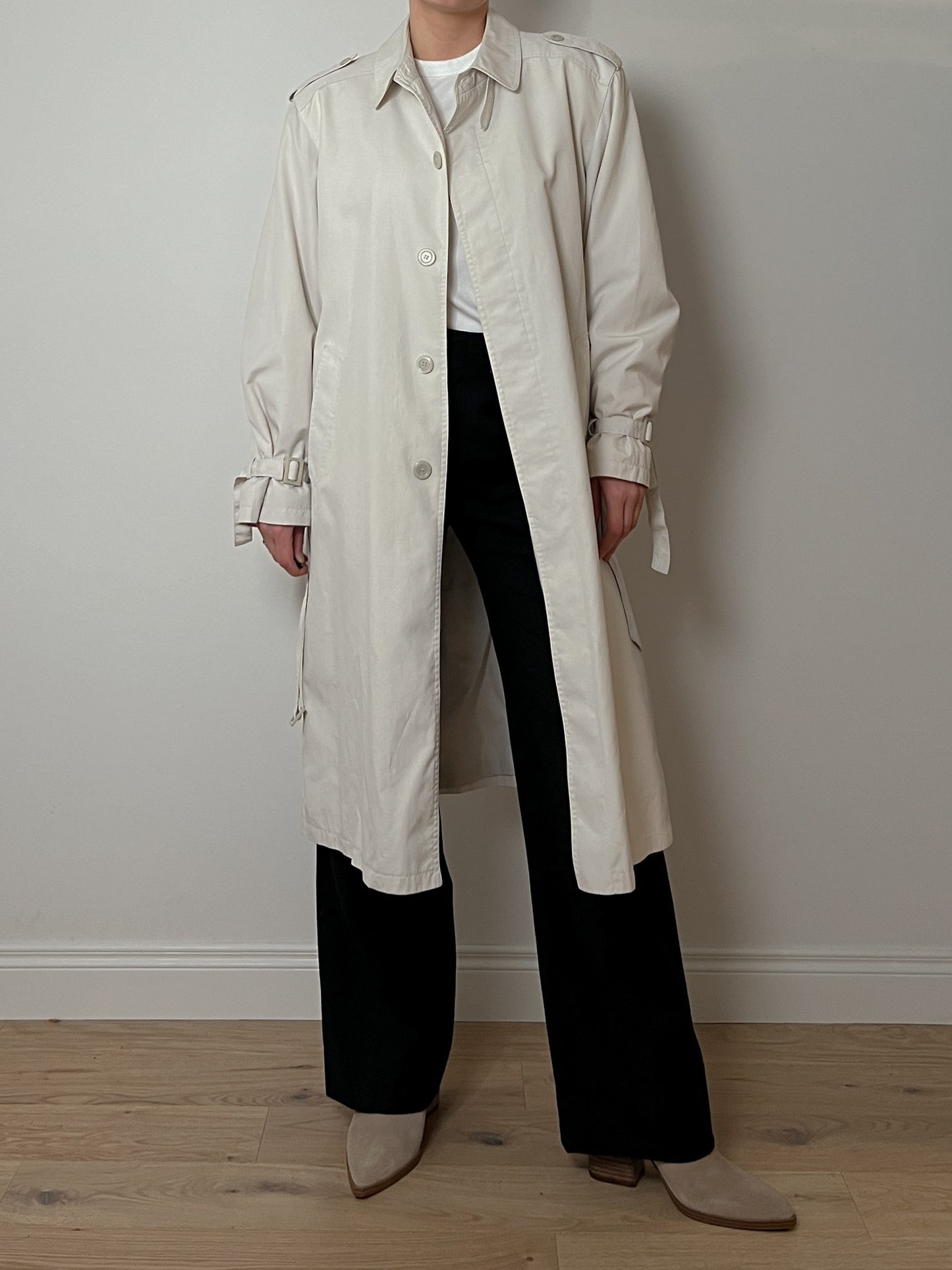 Classic ice trench coat