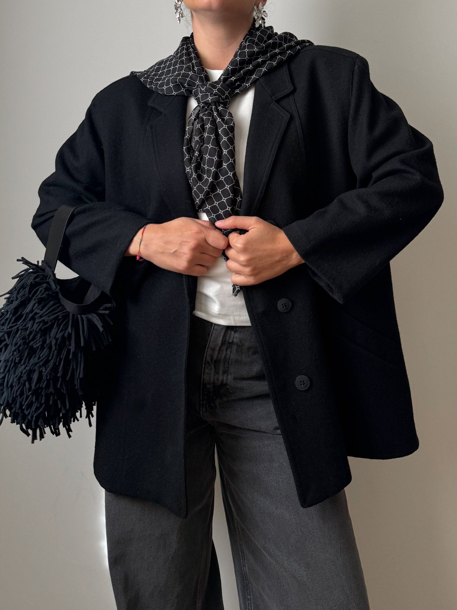Pure wool black jacket