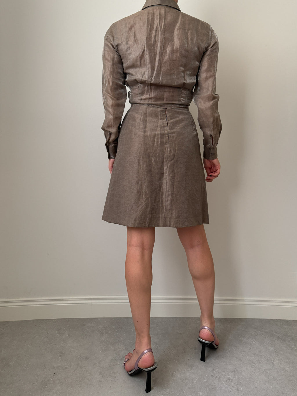 Shimmer taupe set
