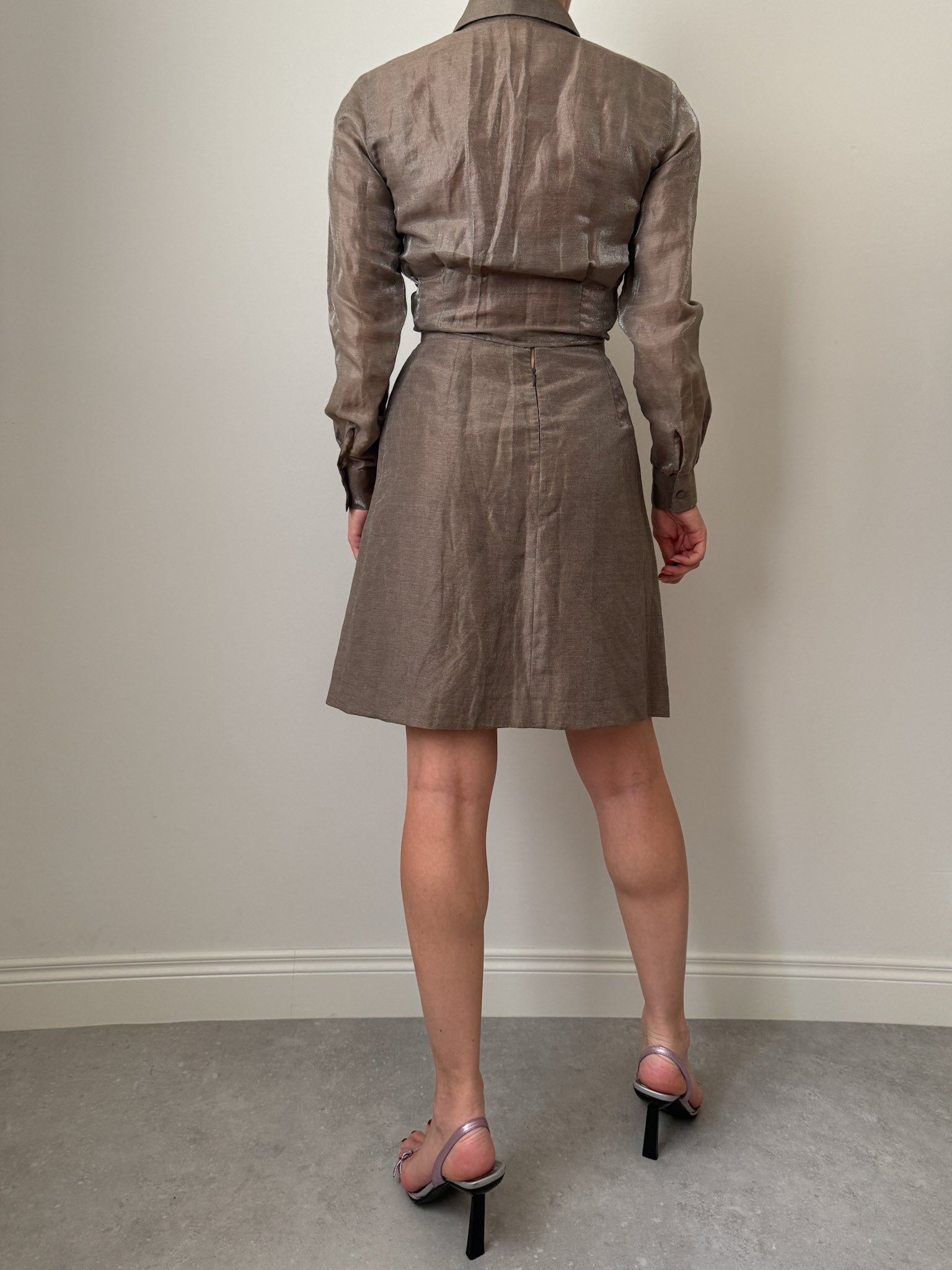 Shimmer taupe set