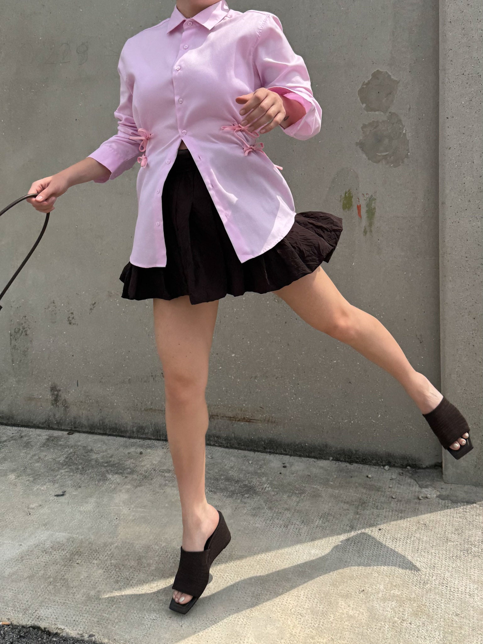 Isotta baby pink cotton