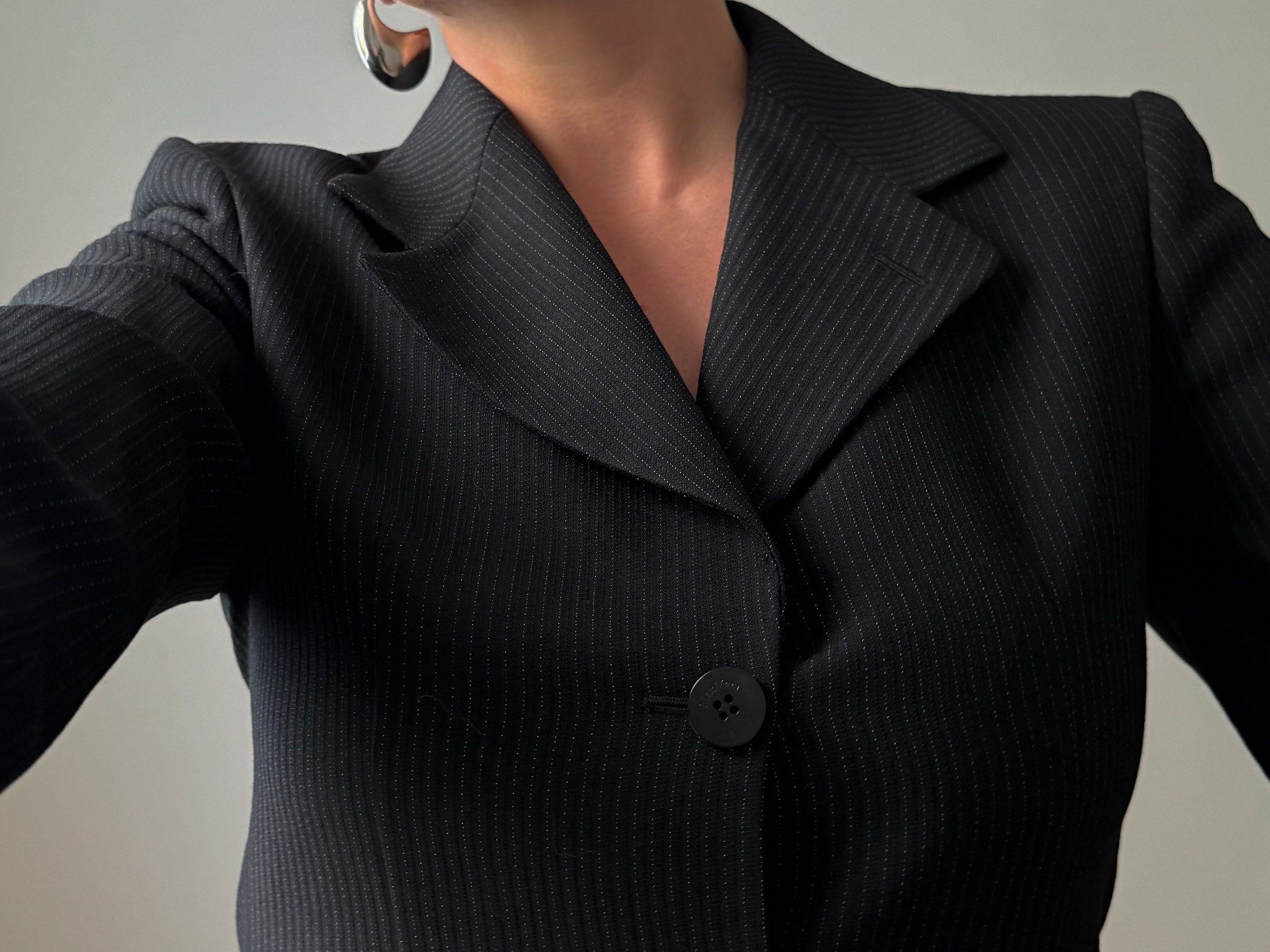 Max Mara pinstriped suit
