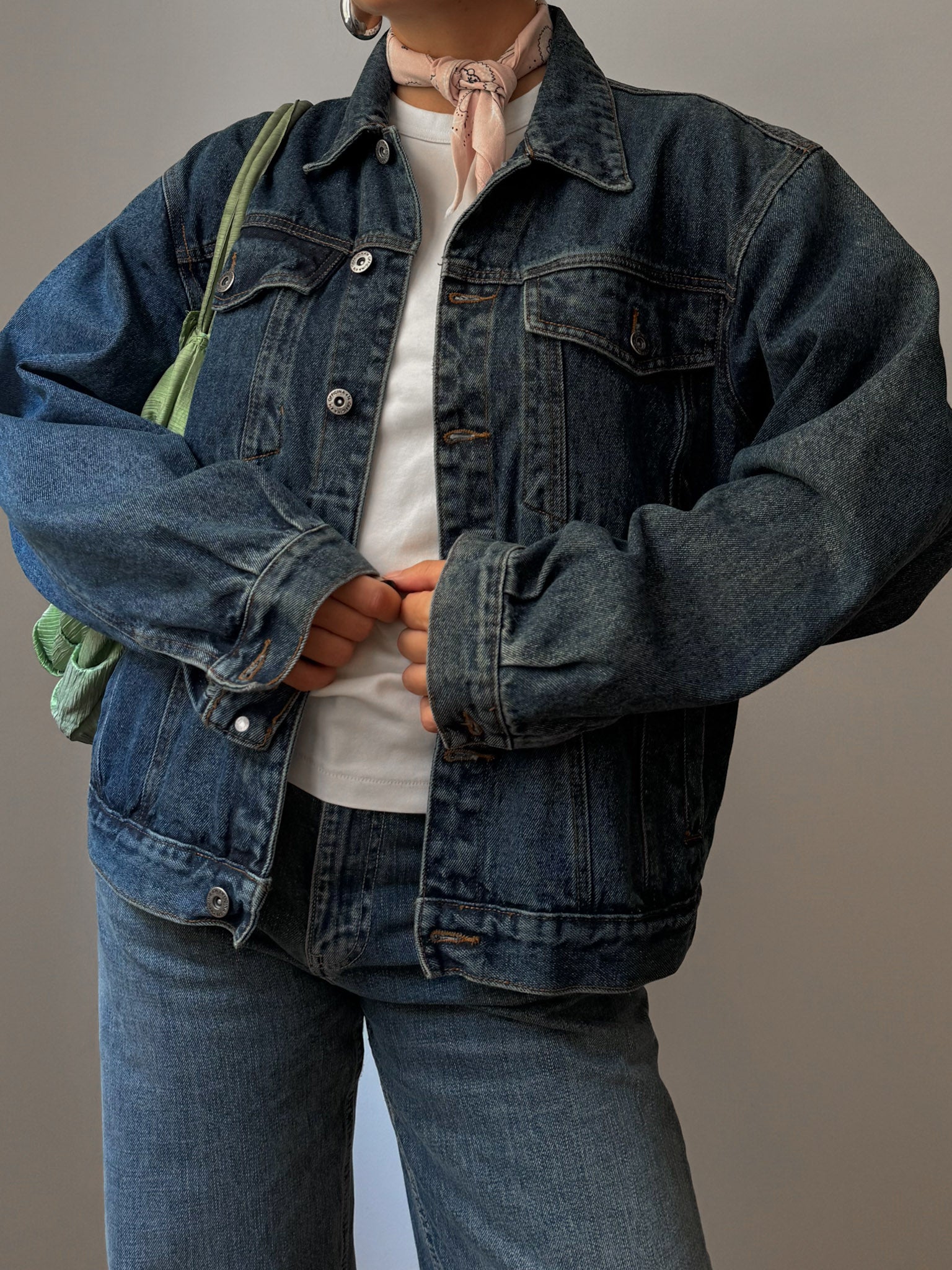Denim cotton blue jacket