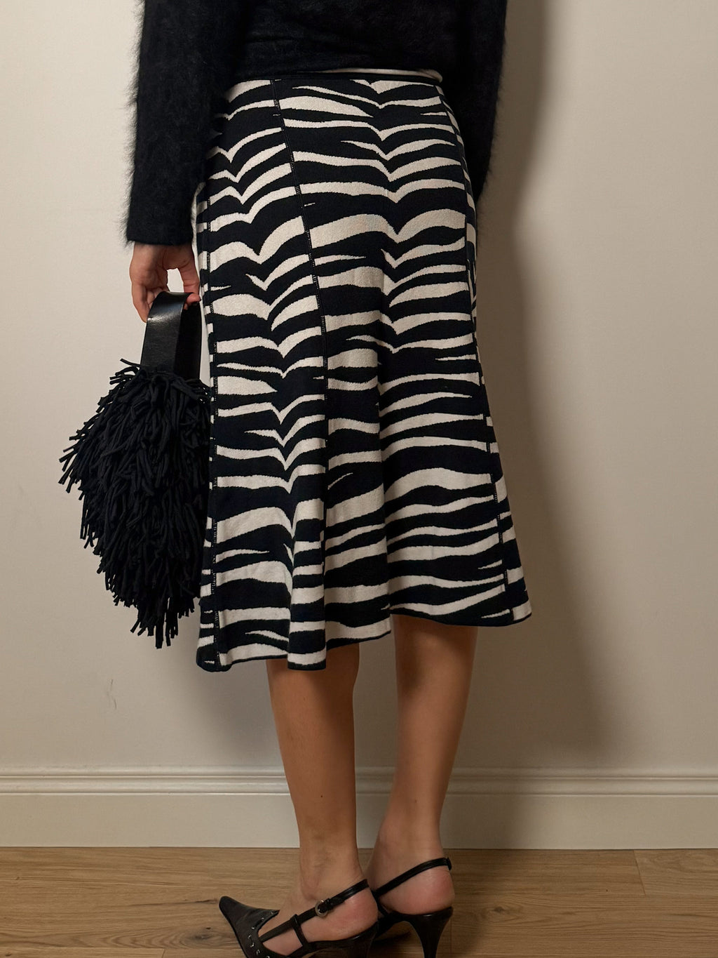 Valentino animalier skirt