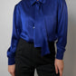 Cacharel electric blue blouse