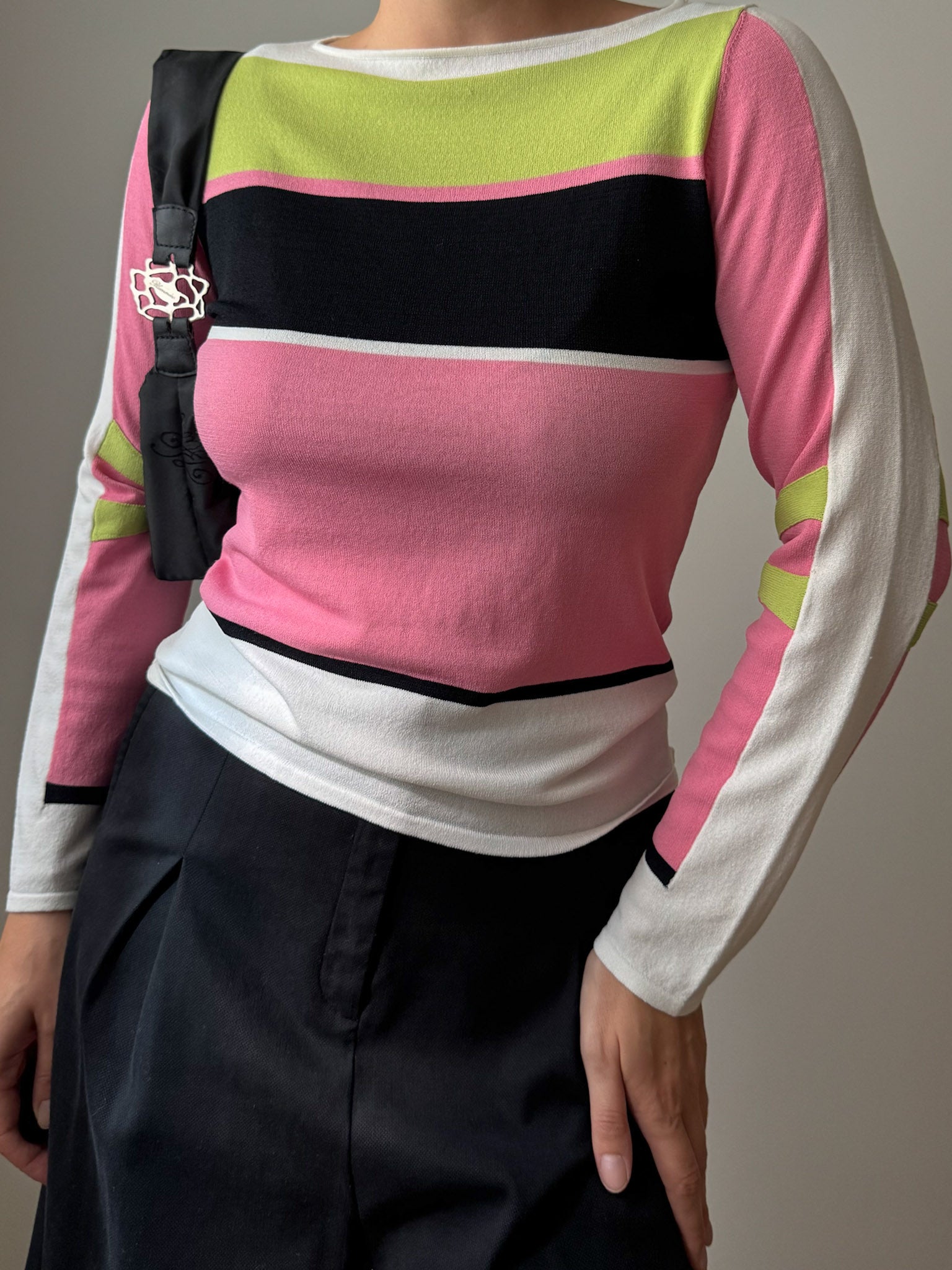 Viscose blend y2k top