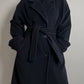 Pure wool blue long coat