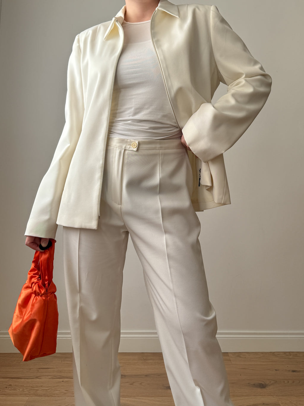 Essential ivory suit