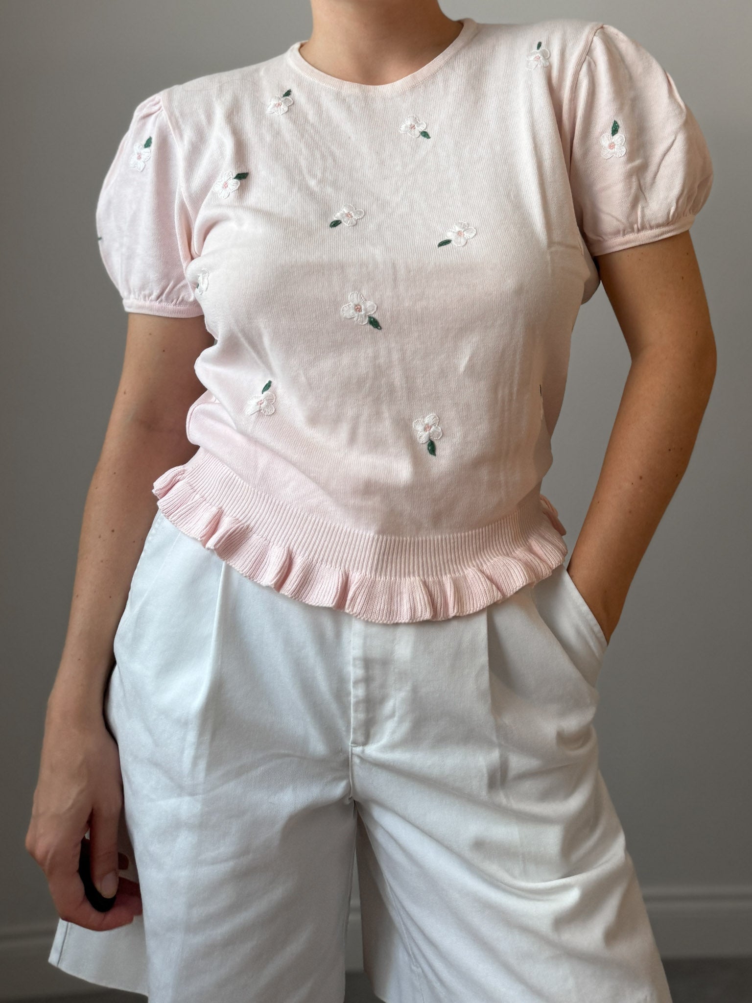 Pure cotton pink top