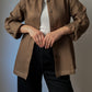 Pure linen brown shirt