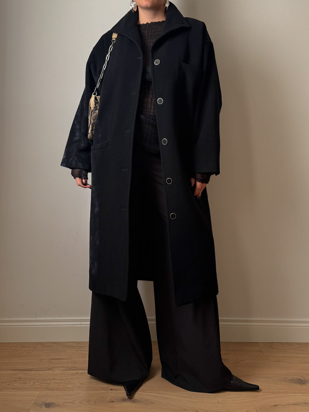 Gianni Versace wool and cashmere coat