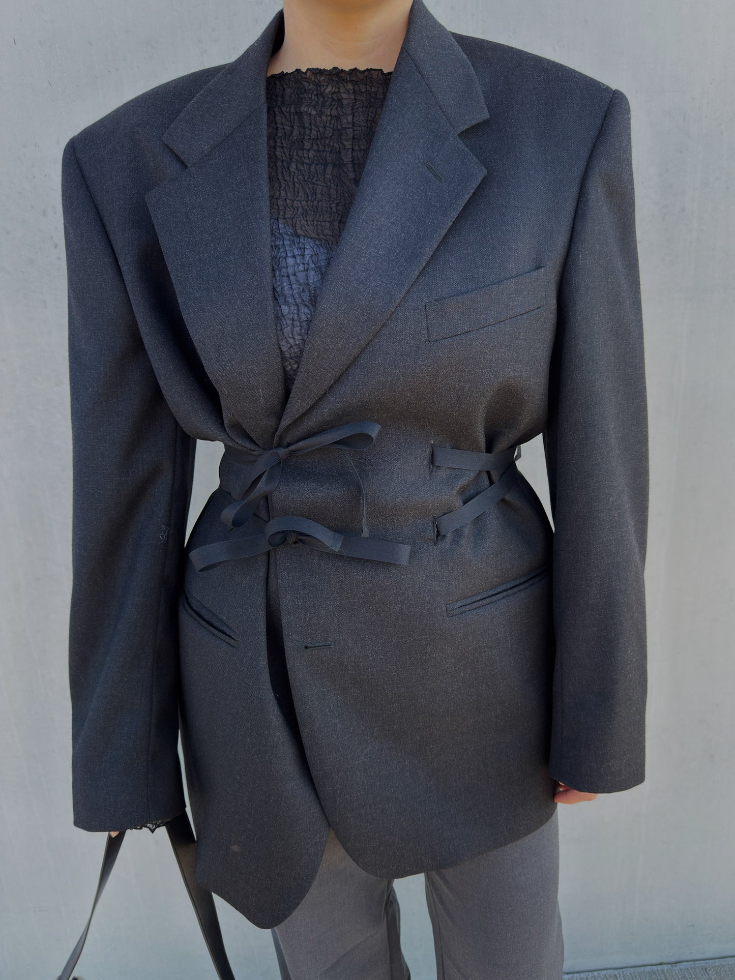 Brando anthracite wool (Lebole)