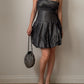 Voluminous grey balloon dress