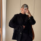 Pure linen black jacket