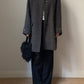 Wool and alpaca grey caban