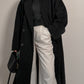 Persona wool and cashmere anthracite coat