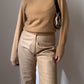 Ballantyne pure cashmere camel turtleneck