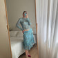 Pure silk floral co-ord