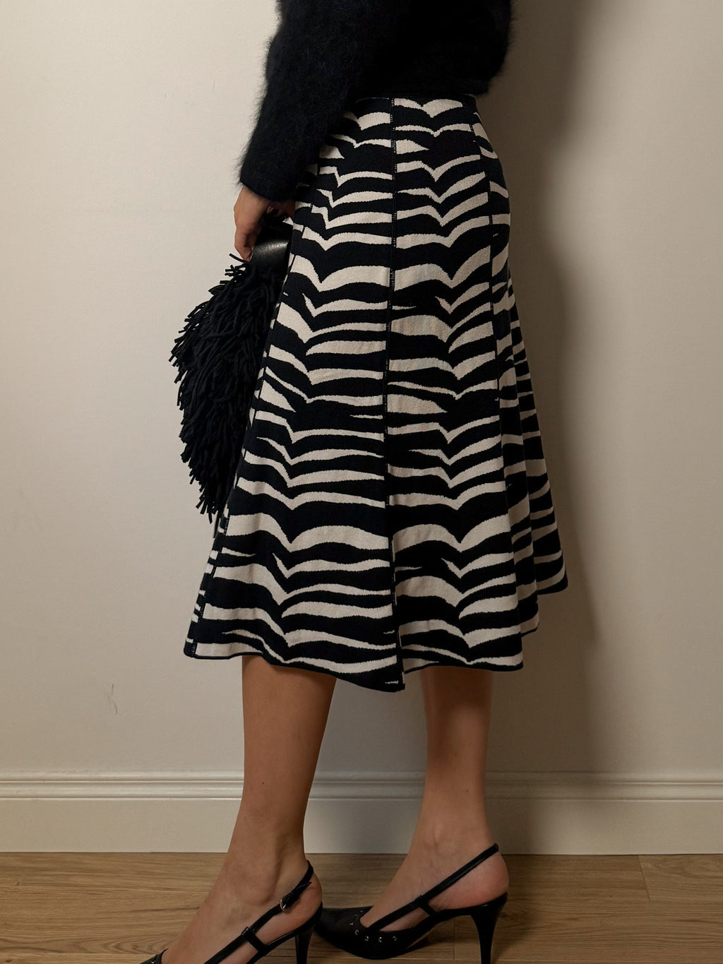 Valentino animalier skirt