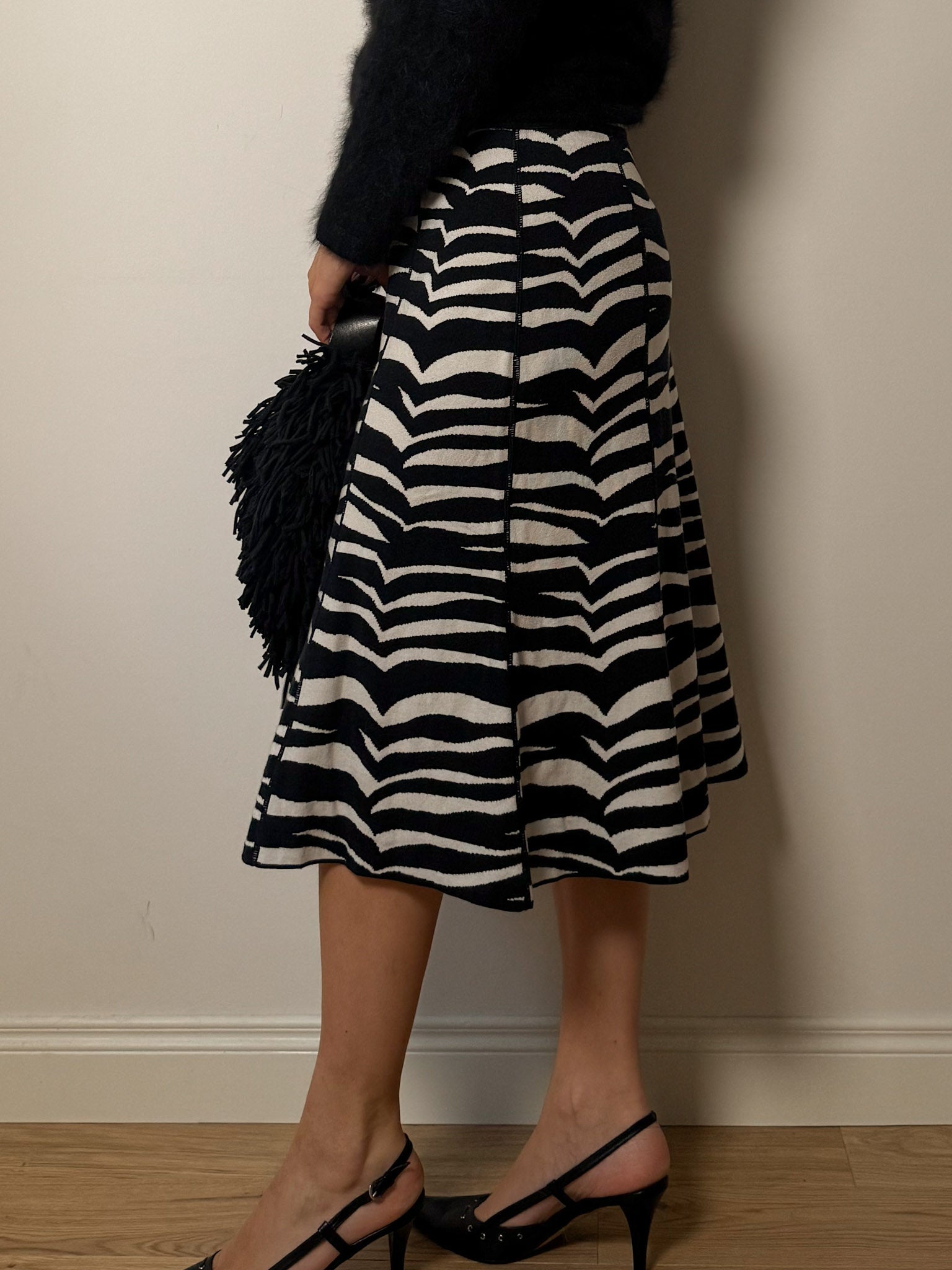 Valentino animalier skirt