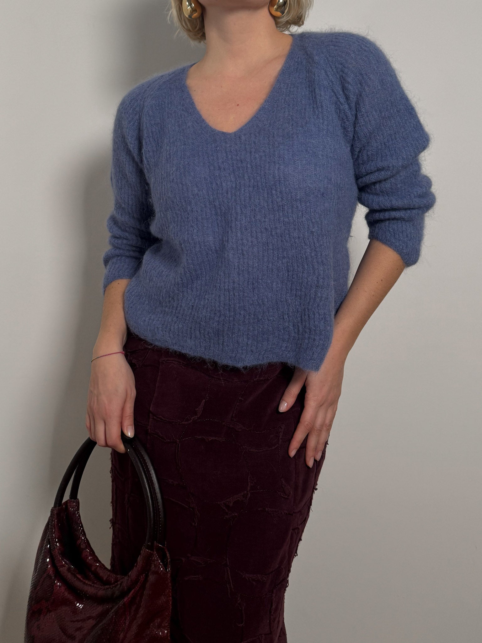 Max Mara mohair and alpaca pull