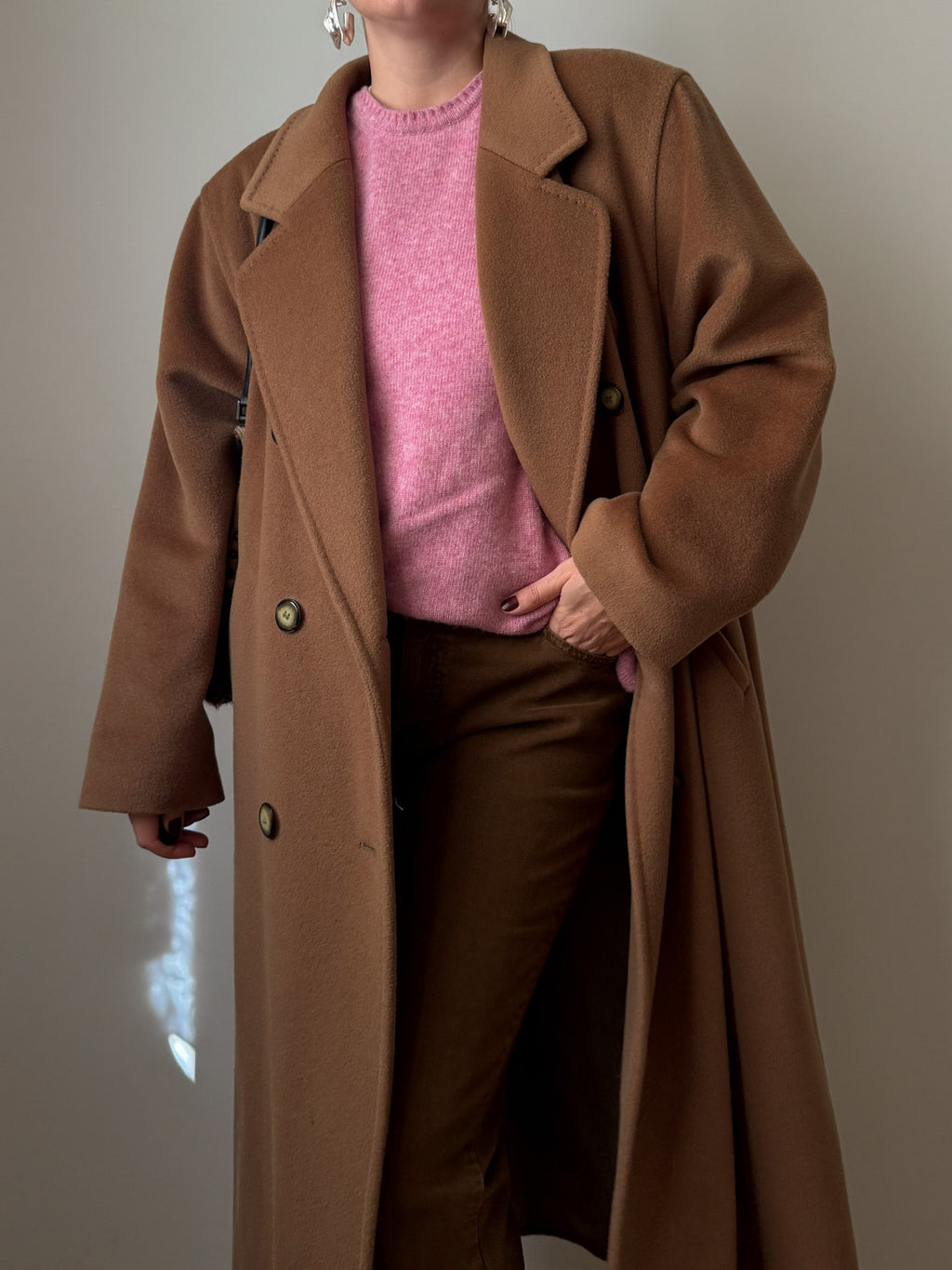 Piacenza pure wool  camel coat
