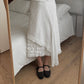 Luisa Spagnoli cotton rouches skirt