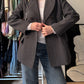 Pure wool grey blazer