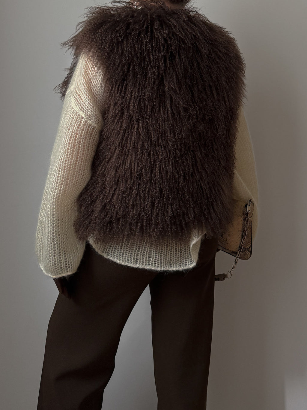 PRE-ORDER Brown Mongolian Vest