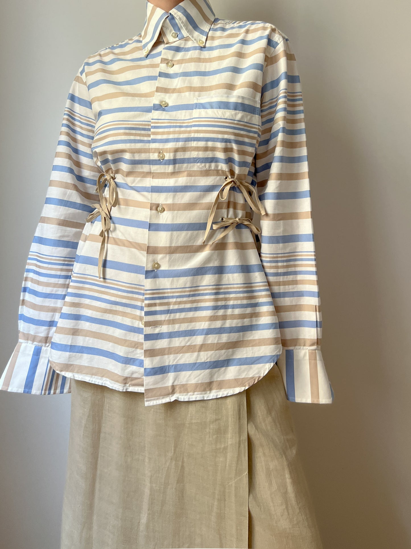 Isotta striped cotton