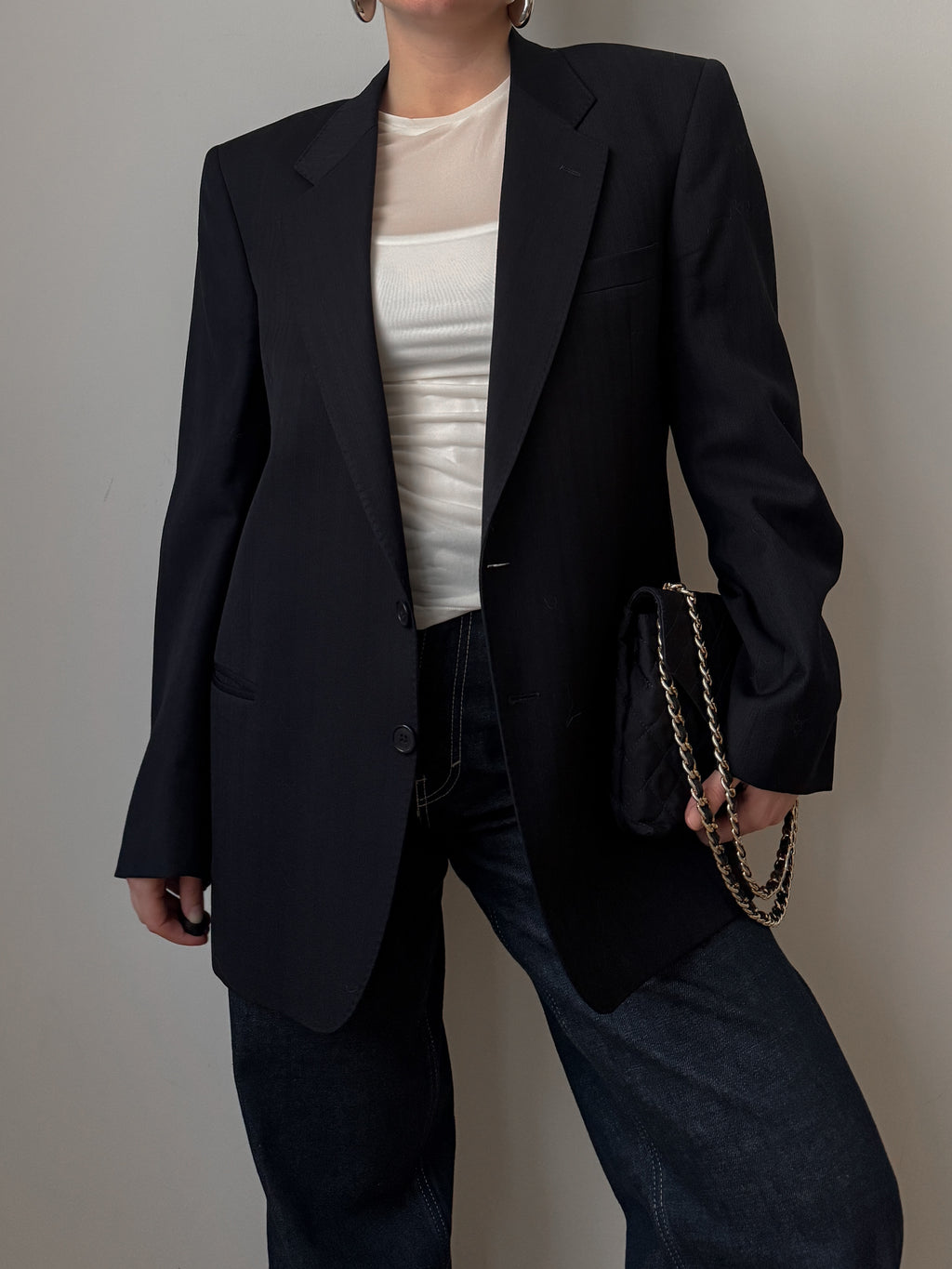 Lebole pure wool blue blazer