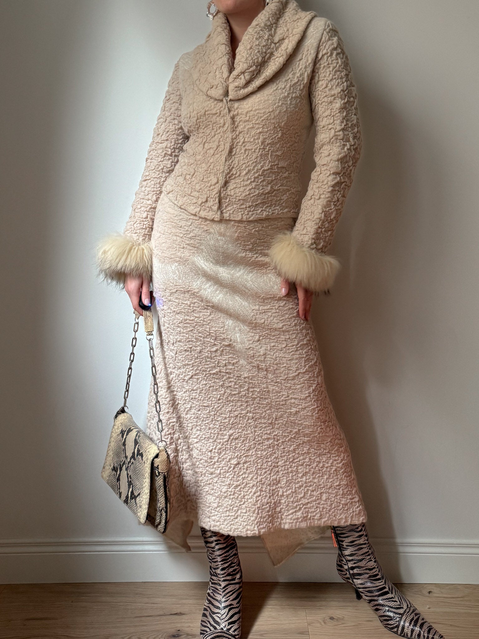 Roberto Cavalli wool and mohair set