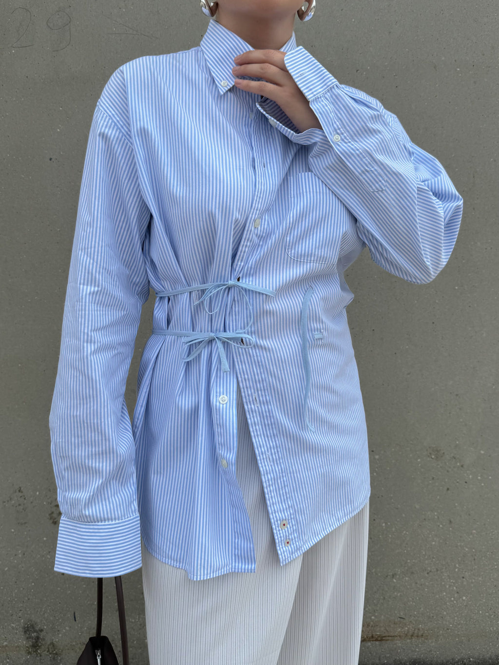Isotta striped sky cotton