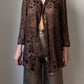 Pure silk brown blouse