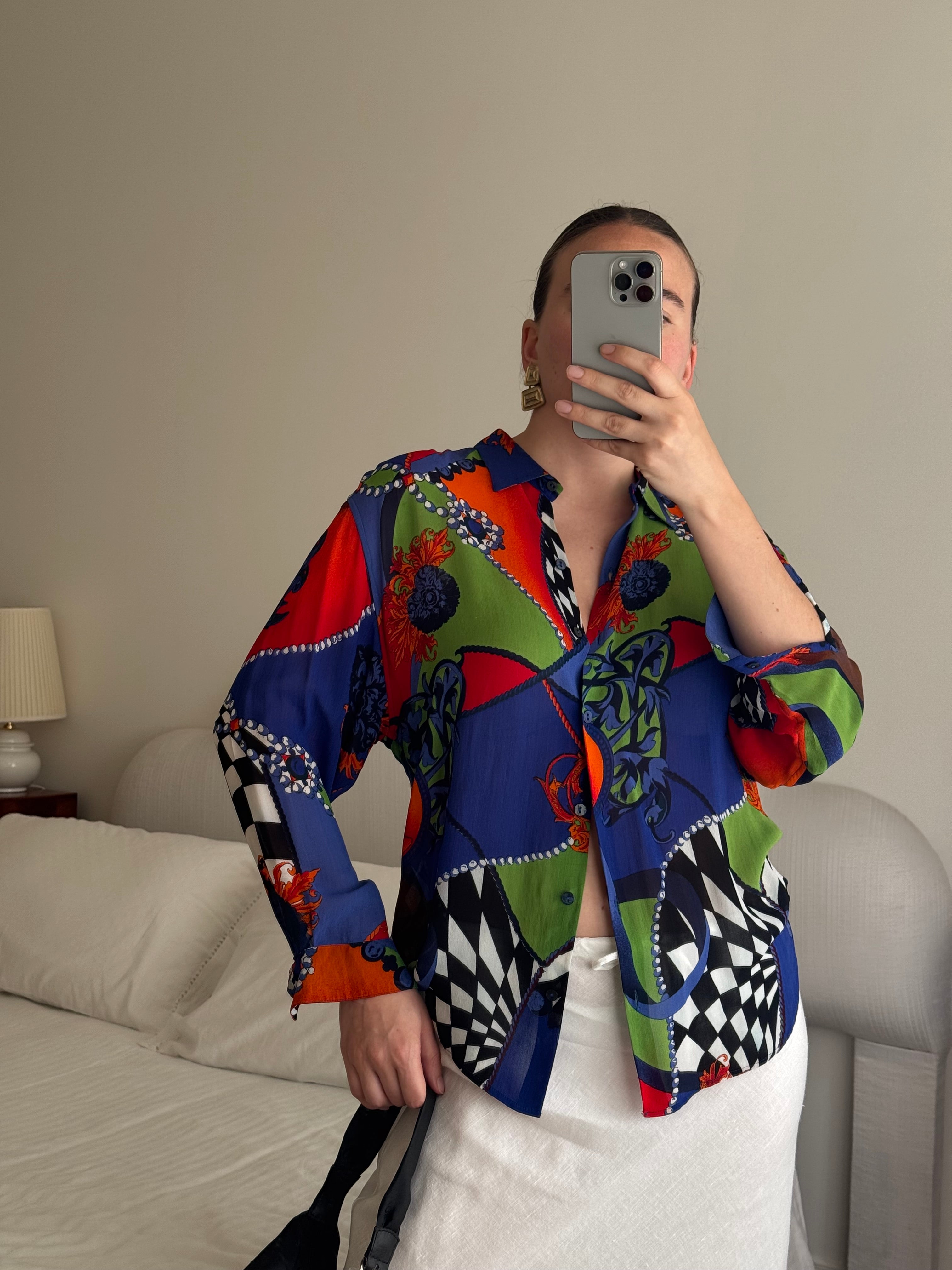 Viscose bright shirt