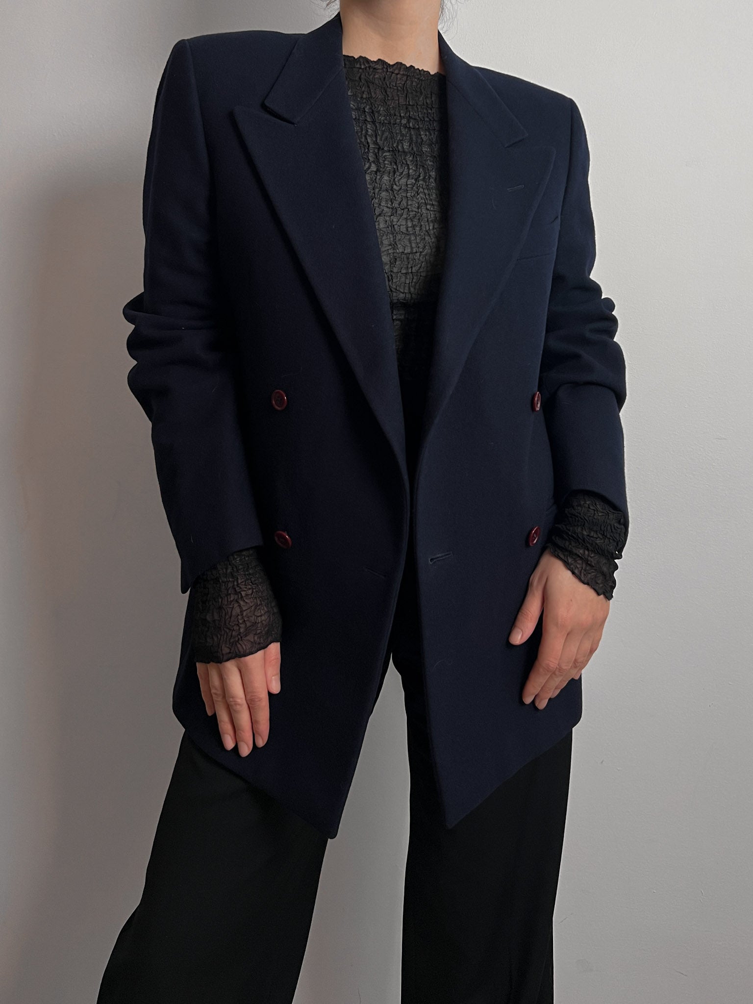 Emporio Armani pure wool blue blazer