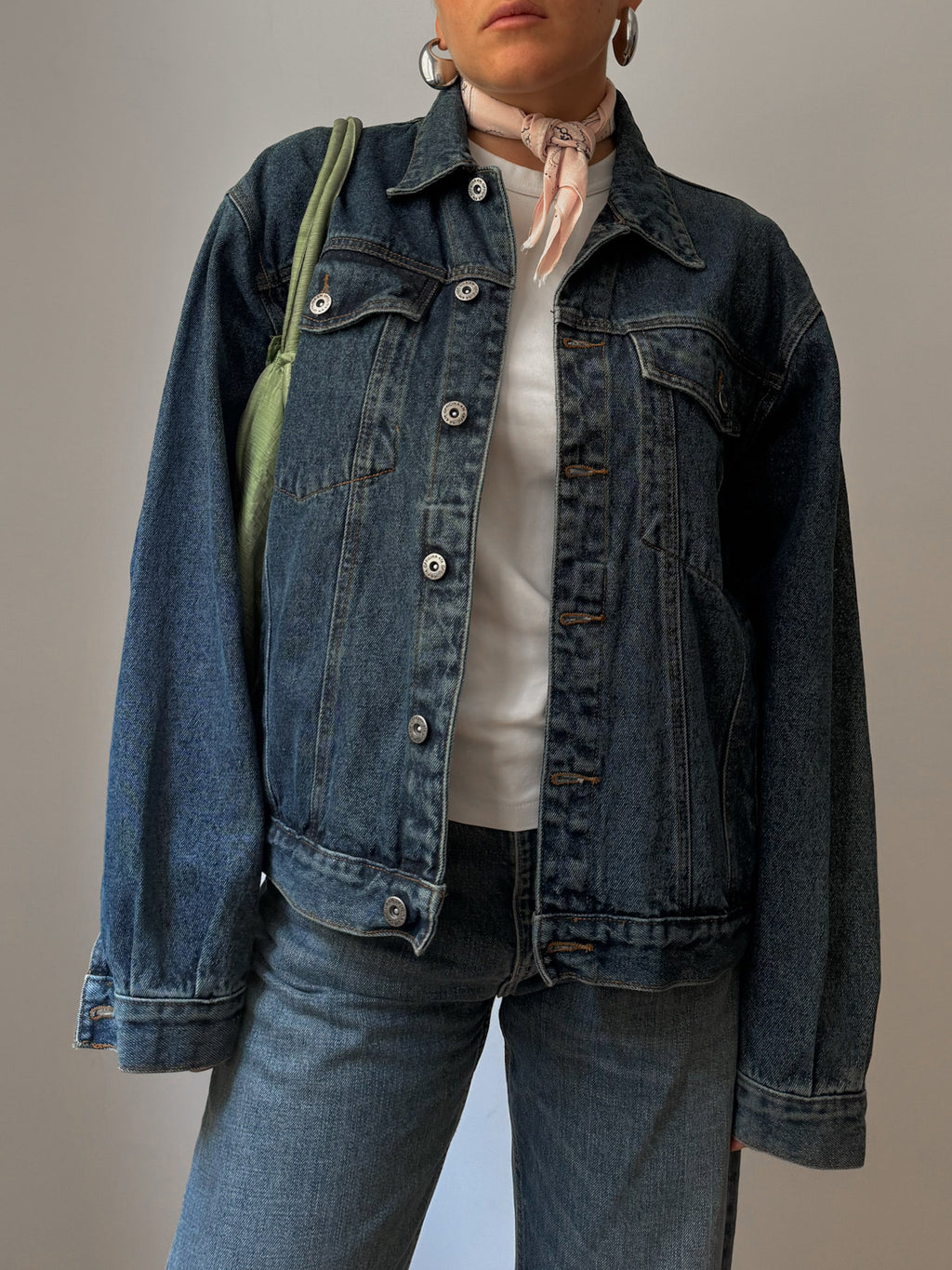 Denim cotton blue jacket