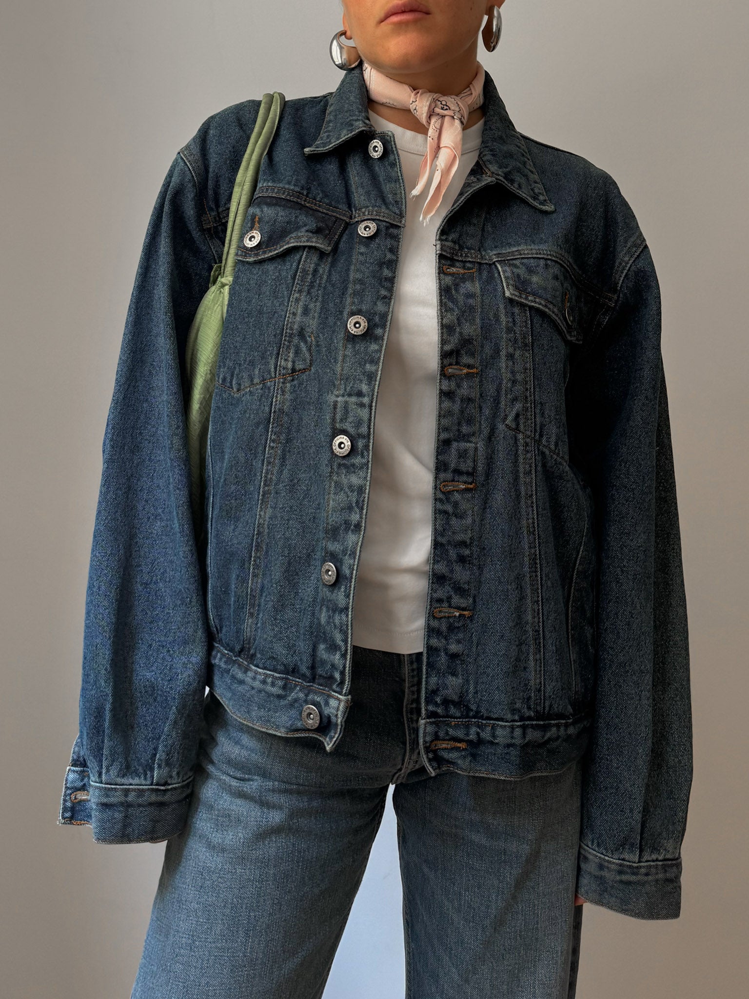 Denim cotton blue jacket