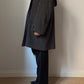 Wool and alpaca grey caban