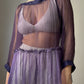 Seventy pure silk purple blouse