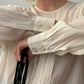 Silk blend ivory blouse