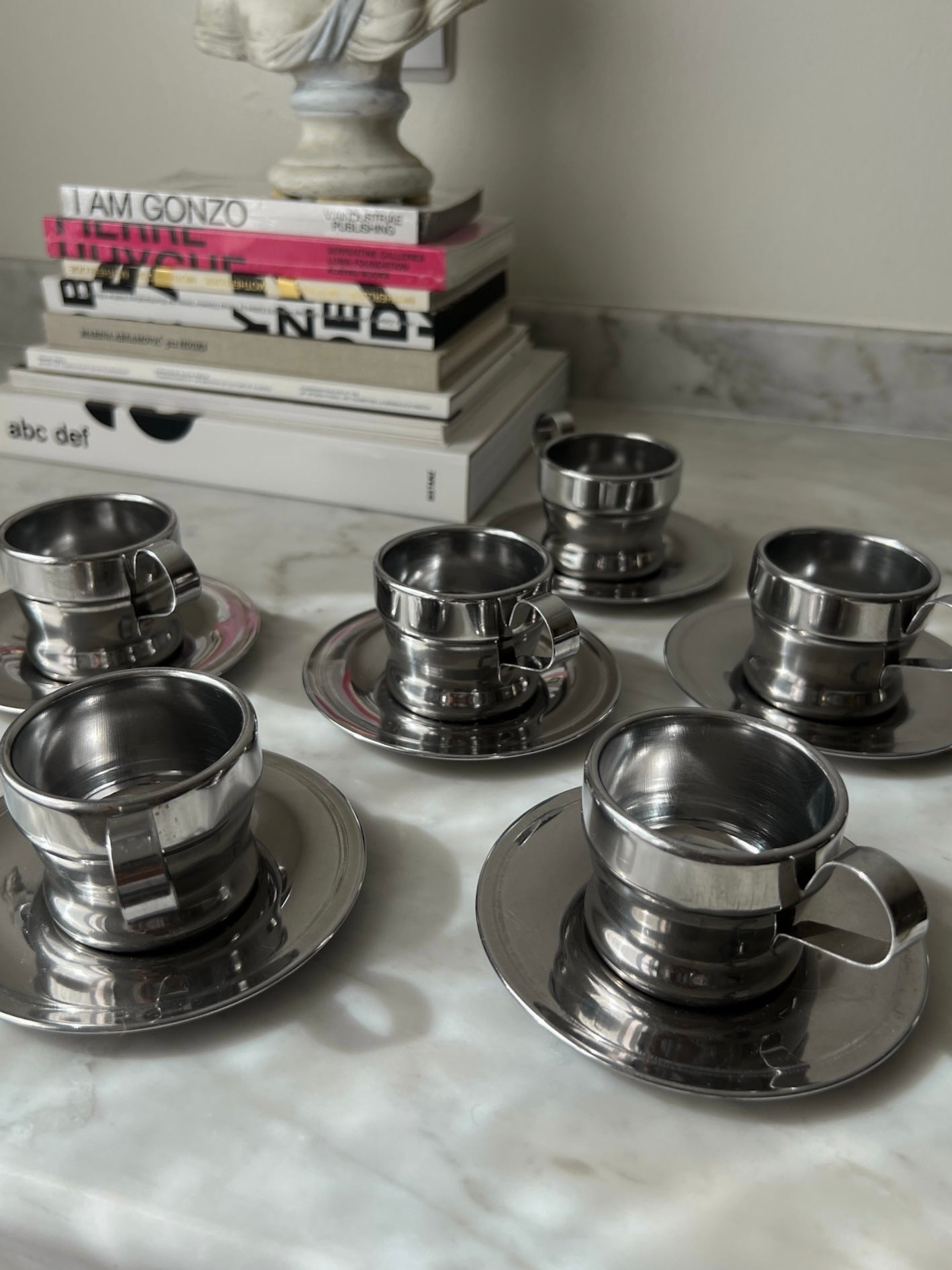 Tazzine e piattini da caffè in acciaio inox – Selection Tazzine e piattini da caffè in acciaio inox – Selection