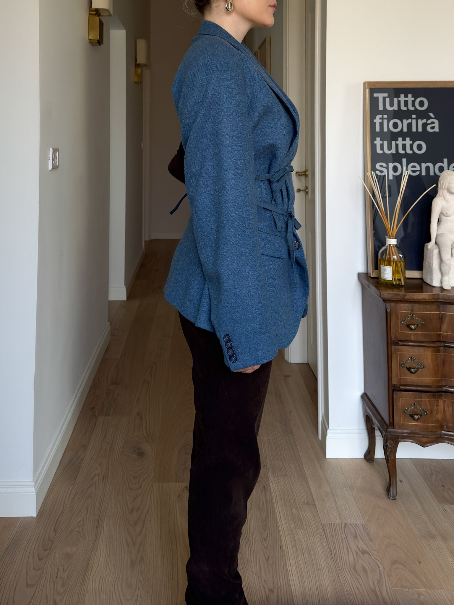 Brando light blue wool