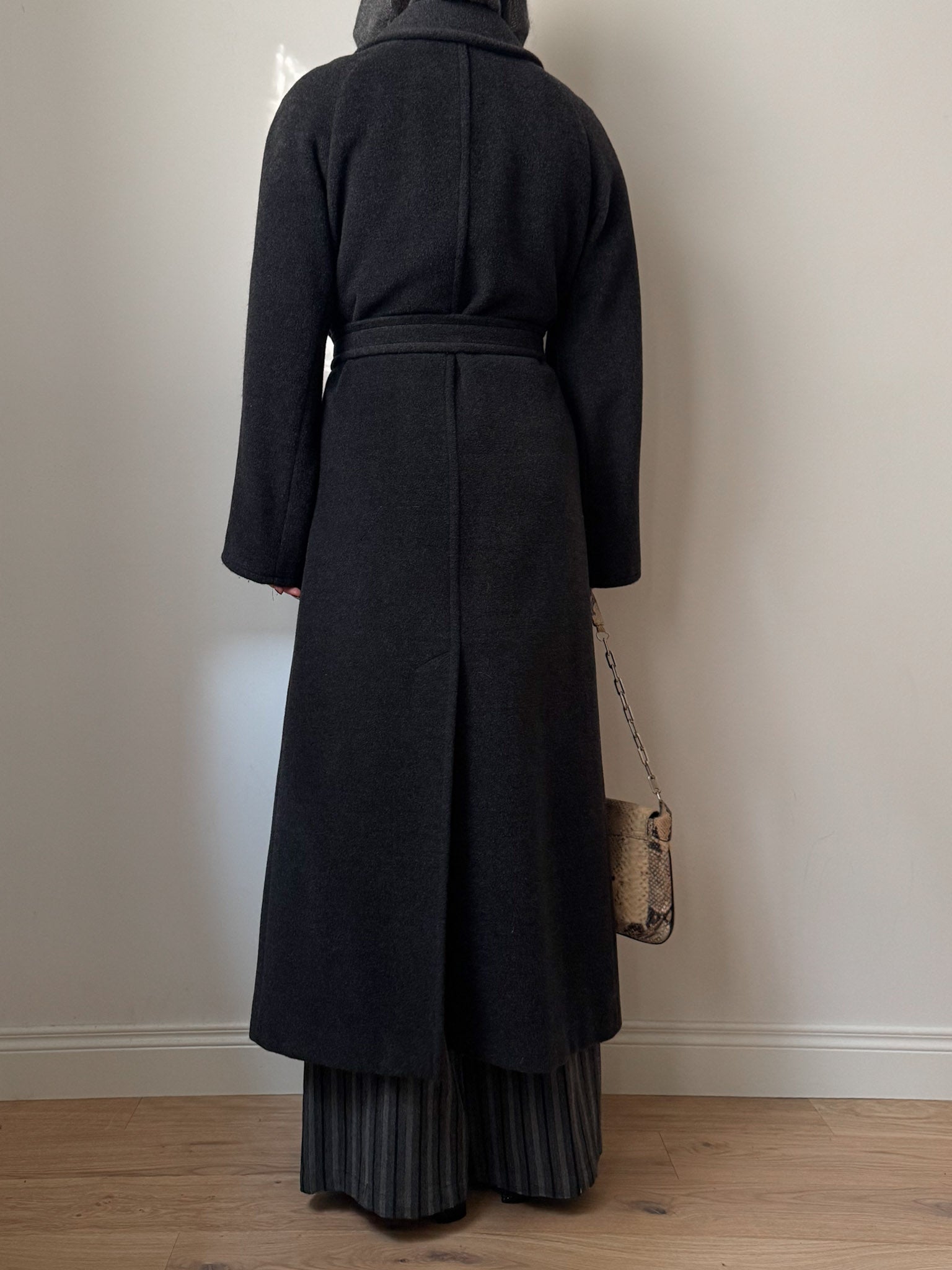 Marella pure wool anthracite coat