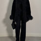 Fake shearling and mongolian coat