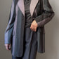 Tailored striped blazer